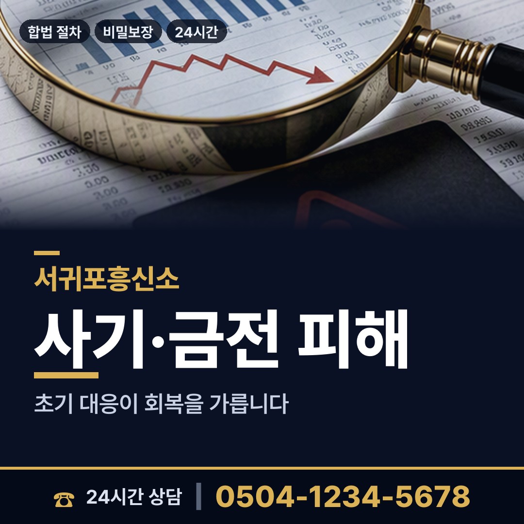 서귀포 동홍동 당일조사 상담 안내